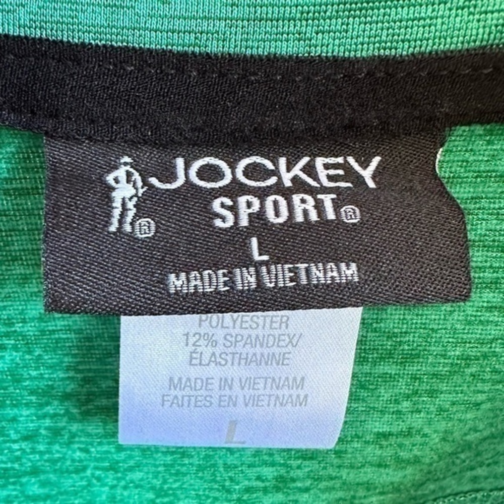 Jockey Sport Men’s Performance Half Zip Pullover (Green) (NWOT) - Picture 7 of 9